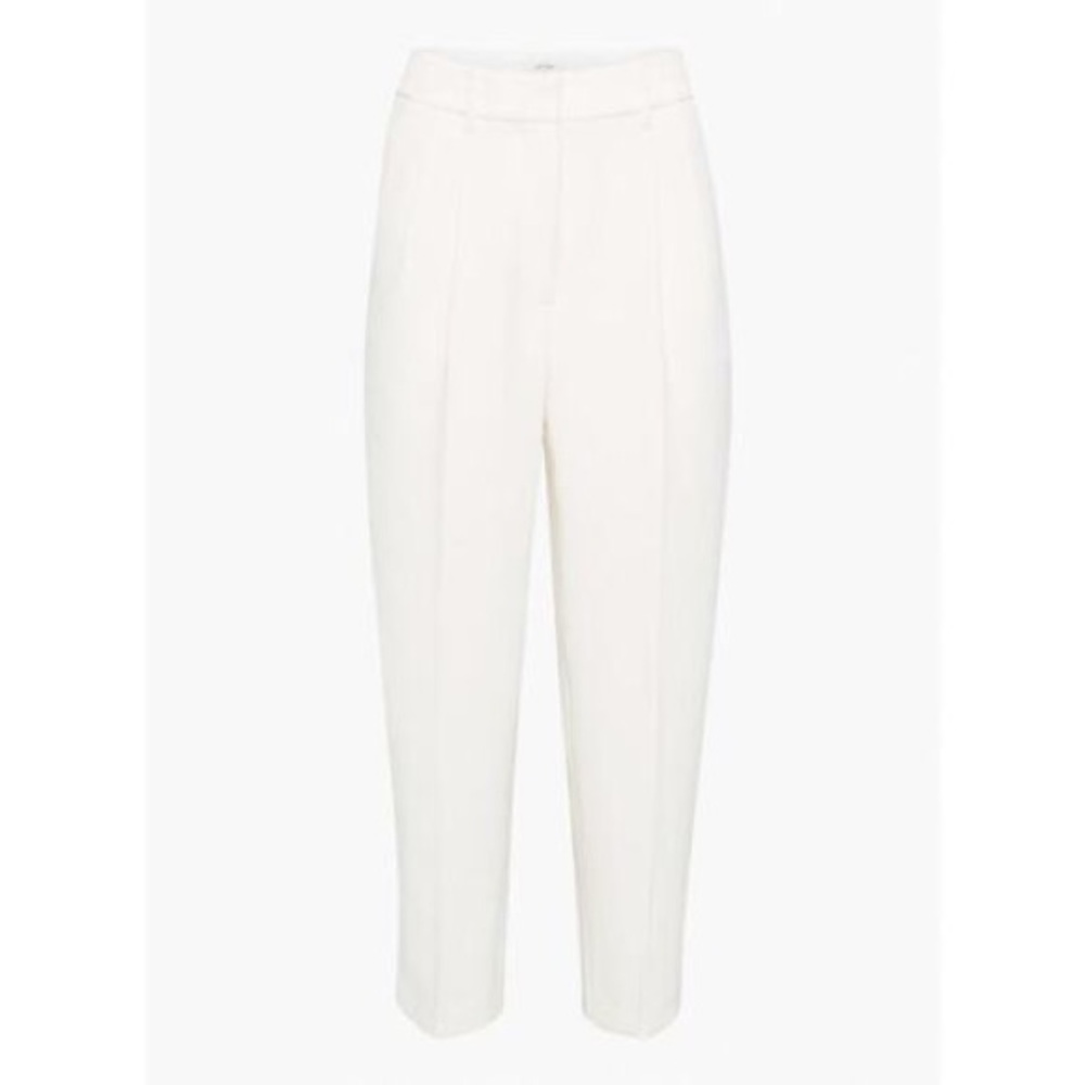 Aritzia Wilfred Carrot Pants in White